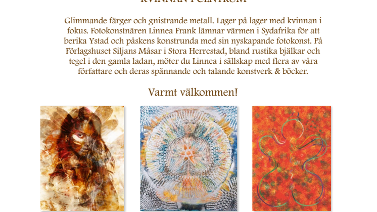 KVINNAN I CENTRUM under KONSTRUNDAN ÖSTERLEN