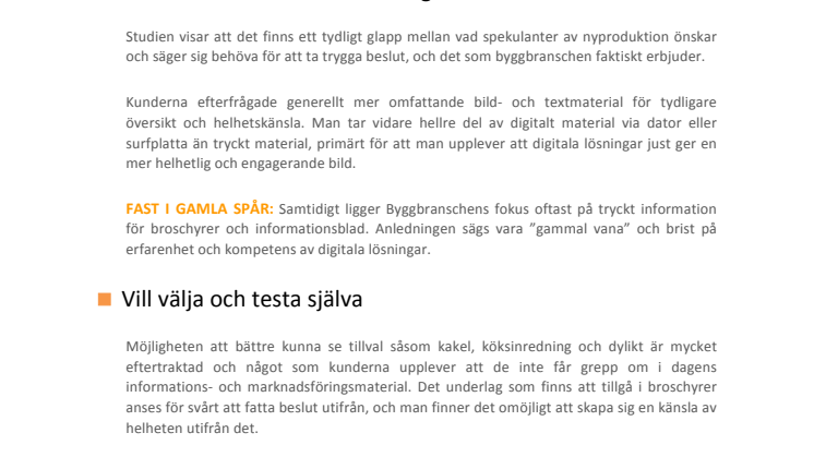 Informationsglapp i byggbranschen