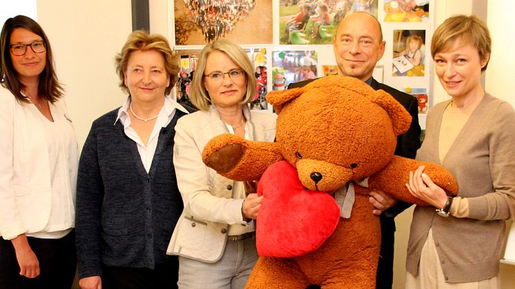 Georgiens First Lady bei Bärenherz