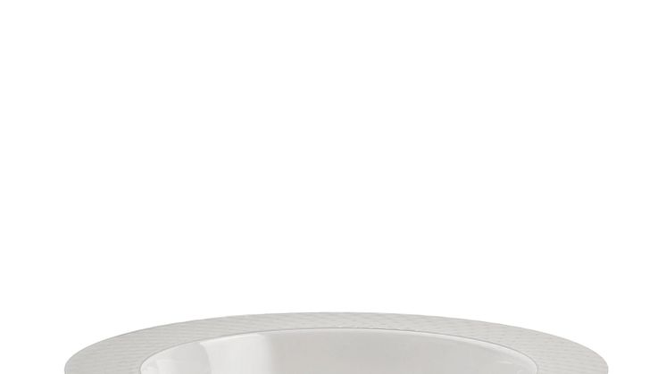 Coffee & More deep plate white