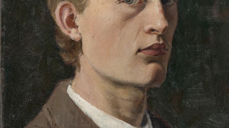Edvard Munch: Selvportrett / Self-Portrait (1881-1882)