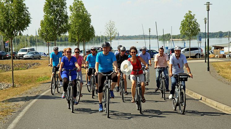 Fahrradtour zum Störmthaler See