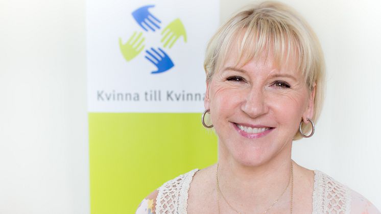 Margot Wallström blir Kvinna till Kvinna-vän!