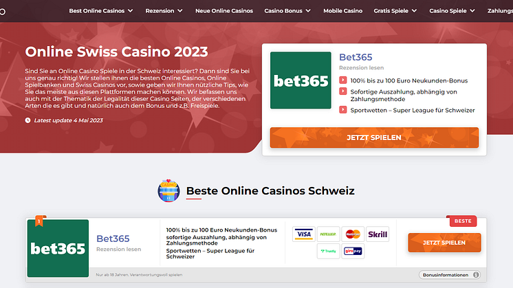 Online Swiss Casino