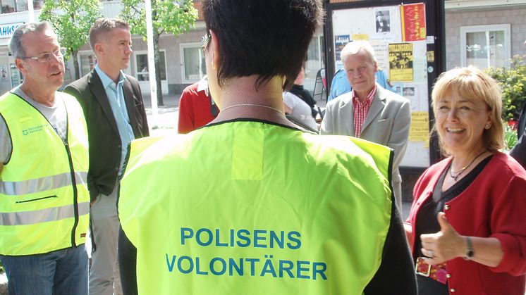 Polisvolontärer förebygger brott