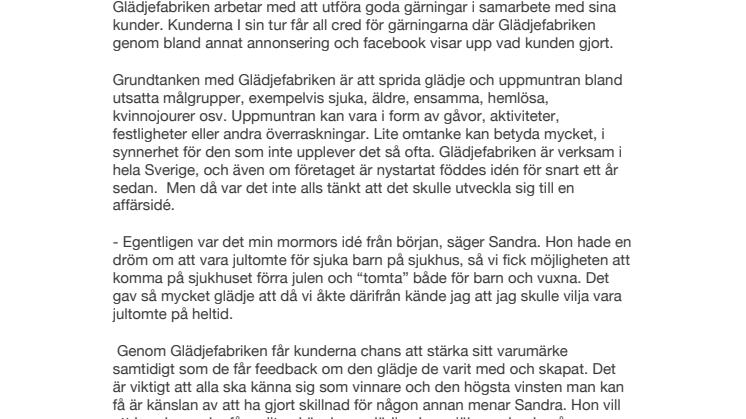 Glädjesmitta i företagsvärlden
