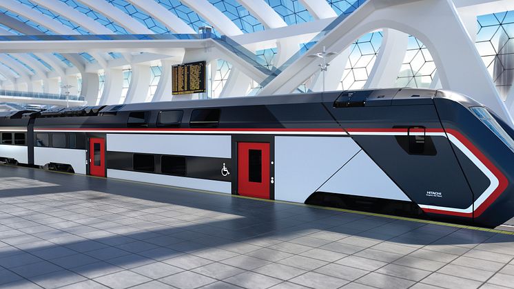 図:今回納入する2階建て車両(イメージ)