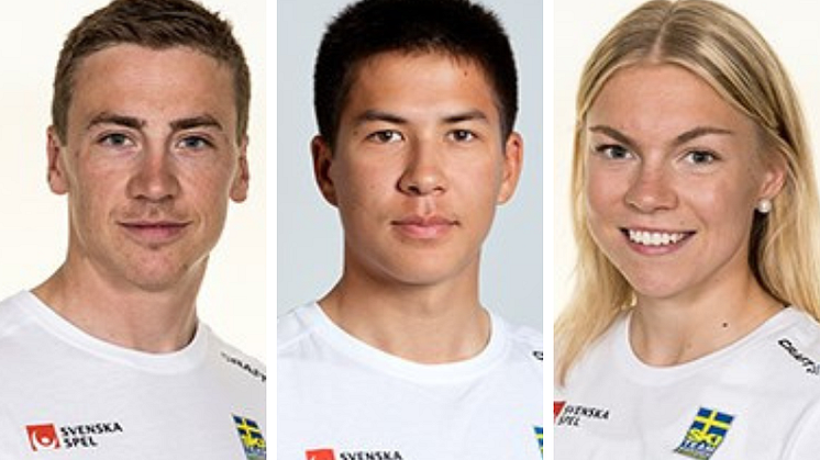 Anton Persson, George Ersson och Moa Hansson. 