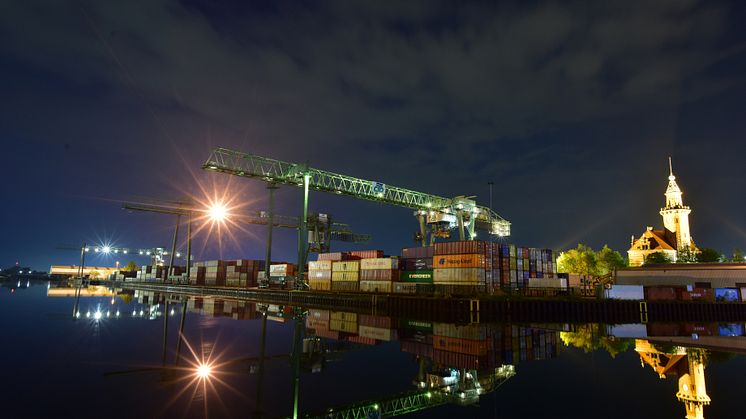 Container Terminal gelb