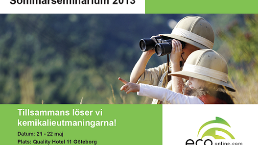 Sveriges viktigaste kemikalieseminarium, Sommarseminarium 2013