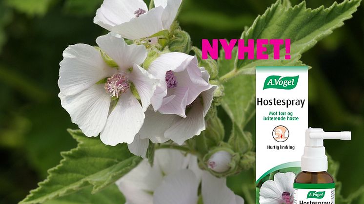 Nyhet! Hostespray fra A.Vogel