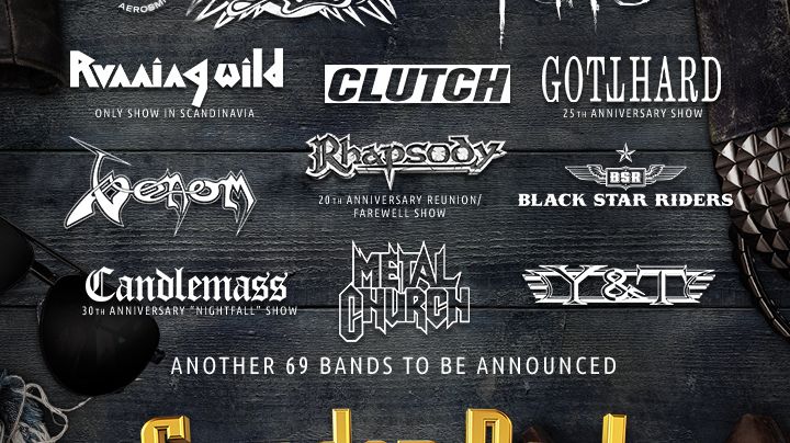 In Flames, Running Wild med flera till Sweden Rock!