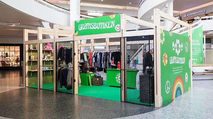 Frölunda Torg öppnar butik där allt är gratis