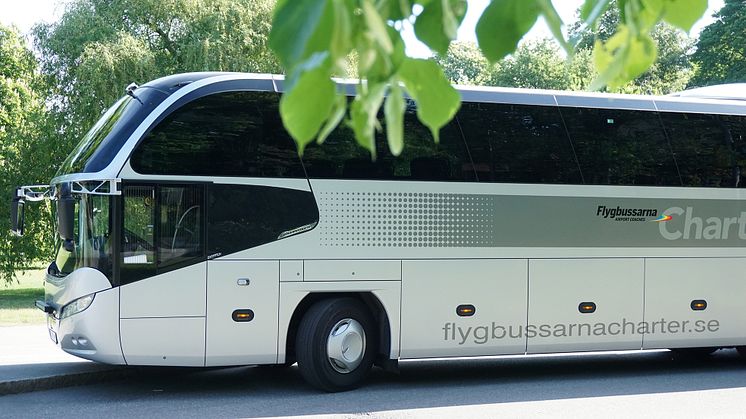 Nu tankar Flygbussarna Charter fossilfritt bränsle i form av HVO.
