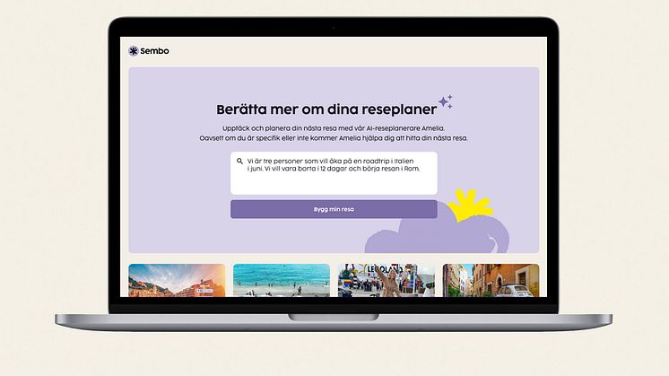 Sembo lanserar AI-assistent för planering och bokning av flerstoppsresor i ett och samma flöde — tar världsledningen i AI-utvecklingen inom resor