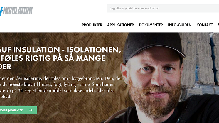 Knauf Insulation lancerer et nyt dansk websted