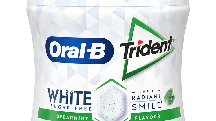 Trident, en colaboración con Oral -B, lanza Trident Oral -B White, un chicle para reducir las manchas superficiales de los dientes