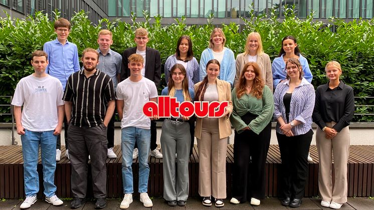 Karrierestart bei alltours für 15 neue Auszubildende