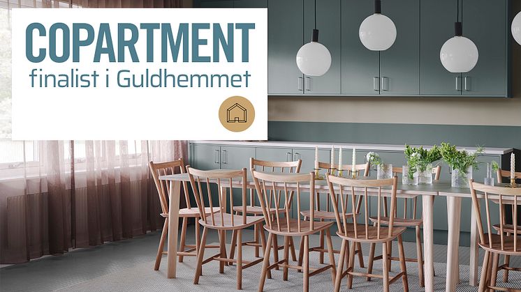 HSB Skånes bostadsprojekt Copartment är finalist i Guldhemmet