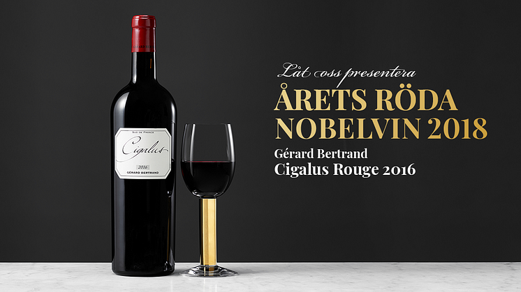 Årets Nobelvin 2018 - Gérard Bertrand Cigalus Rouge 2016
