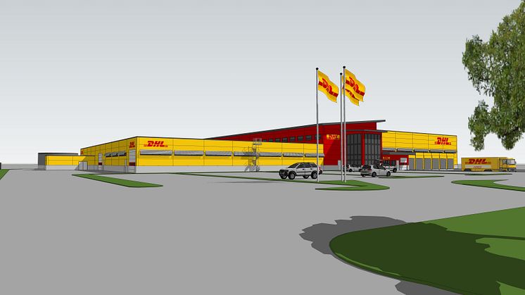 DHL Express Landvetter 3D markvy