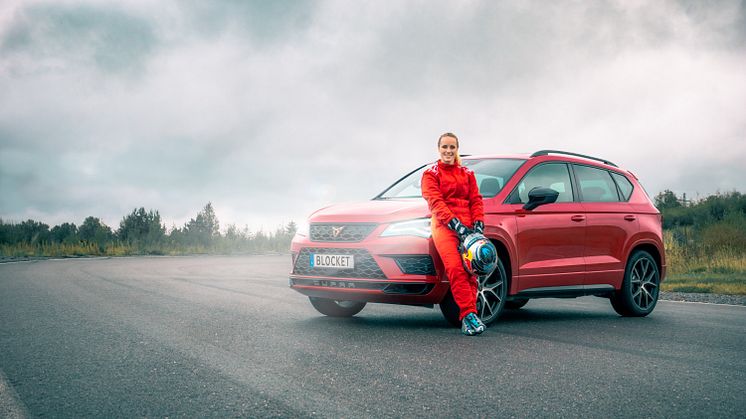 Mikaela Åhlin-Kottulinsky ger expertråd kring bilköp tillsammans med Blocket