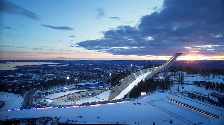 Holmenkollbakken Ski Jump in Oslo, designed by JDS Architects. One of the four winners  of  A.C. Houen Fund’s Certificate for Outstanding Architecture 2019.