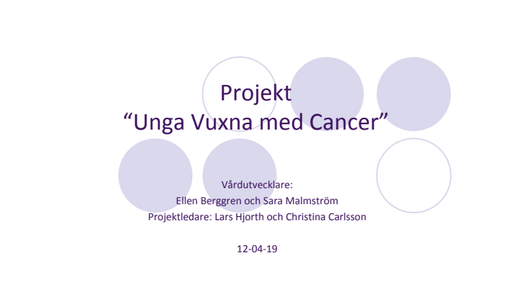Vården för unga vuxna cancerpatienter måste ändra struktur och utformas för att bättre möta patienternas behov – både patienter och vårdpersonal uttrycker detta. Vad väntar vi på? 