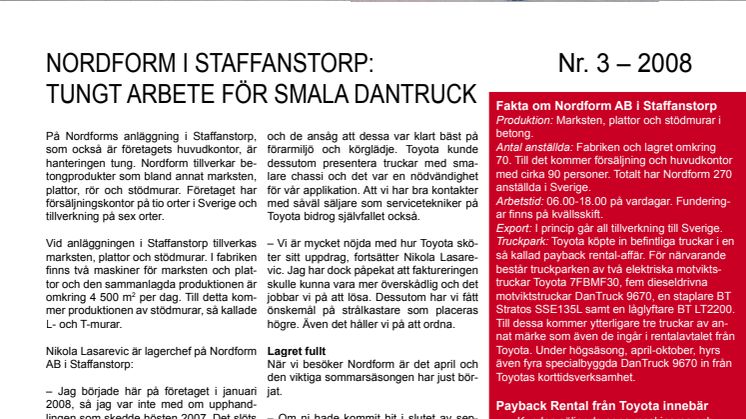 Nordform i Staffanstorp