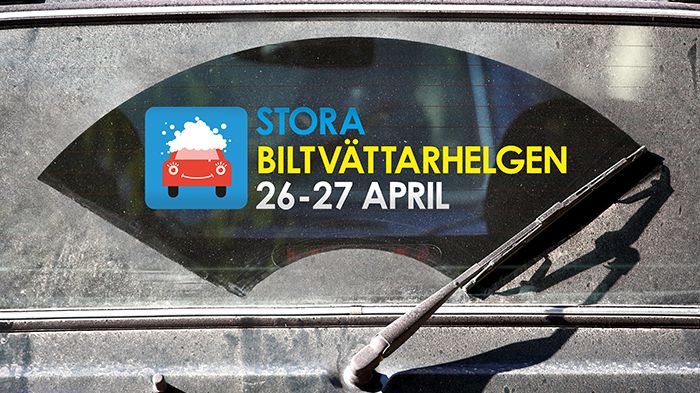 Stora biltvättarhelgen i Örebro 26–27 april