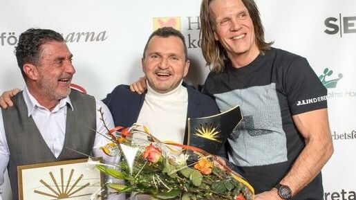 Årets Företagare 2018. Renato D’amore, Salvatore Pisano, Michael Palm. Foto Per Mikaelsson