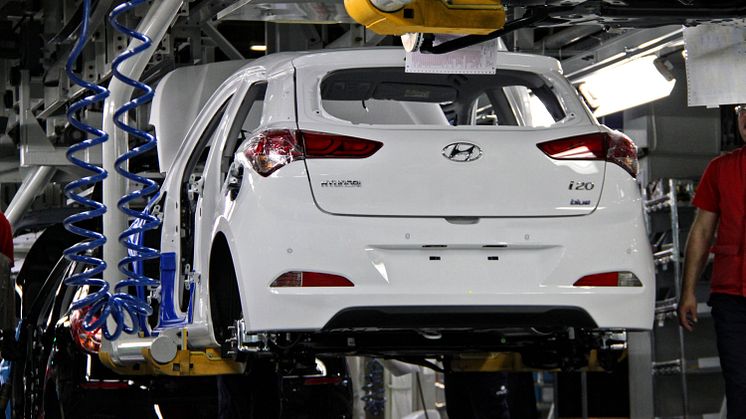 Hyundai starter produksjon av nye i20
