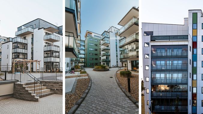 HSB-fastigheter i Växjö har tilldelats Miljöbyggnad Silver