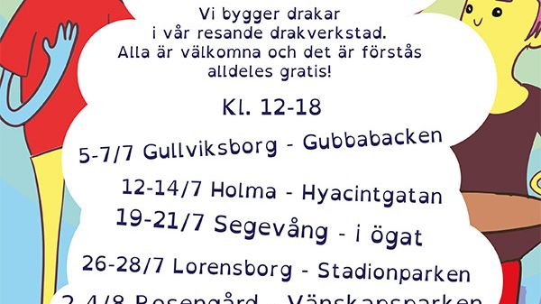 Nu flyger drakarna  över Malmö