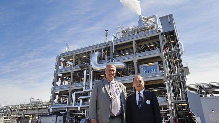 Lars Stigsson, Kiram samt Yoshihiro Hasegawa CEO Harima Chemicals
