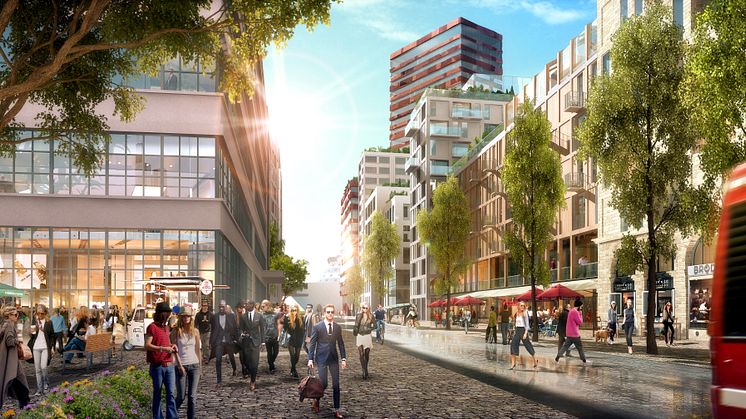 Vision Värtahamnen, urban miljö 