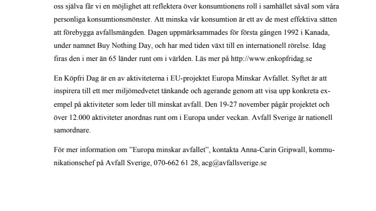 En Köpfri Dag utmanar och inspirerar 