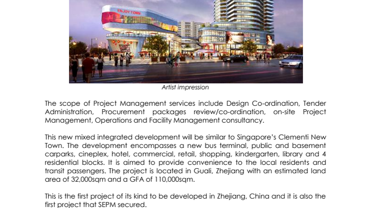 Surbana Jurong China office clinches 3 new Project Management services contracts