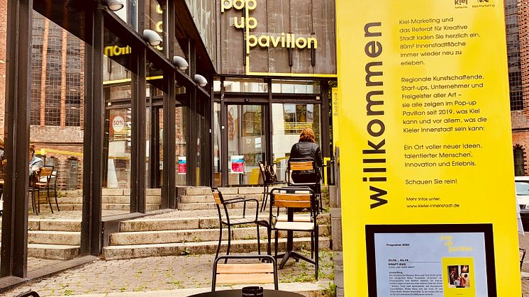 Willkommen im Pop Up Pavillon
