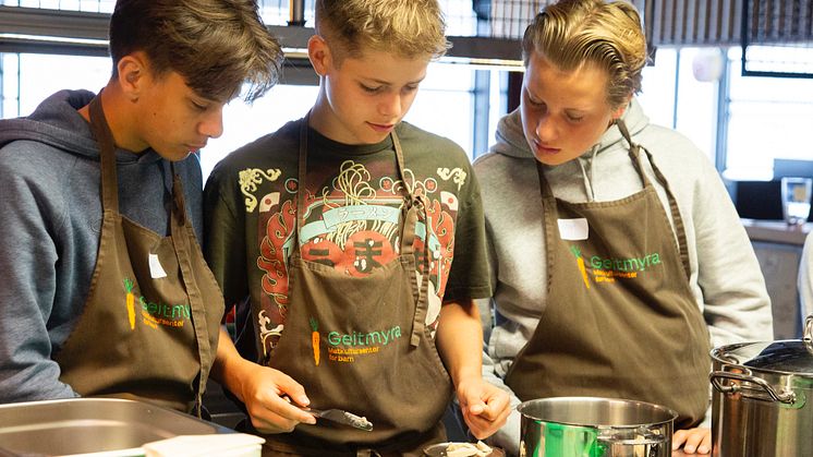 Gratis juniorkokkeskule på Dyrsku´n 