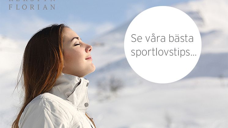 Tips! Bästa Kerstin Florian produkterna till sportlovet...