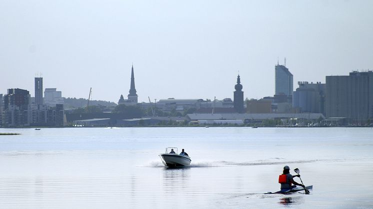 Västerås från Mälaren