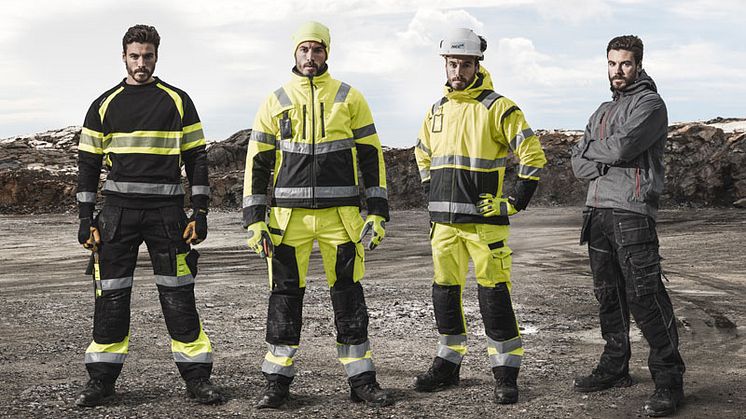Det er viktig å være godt synlig når man jobber i områder med trafikk.