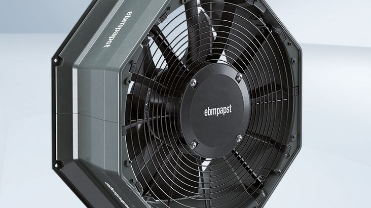 ebm-papst presenterar energieffektiva fläktar och motorer på Chillventa