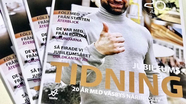 Nu är Väsby Promotions Jubileumstidning här!