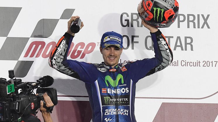 2017シーズンの開幕戦で優勝し見事なヤマハ・デビューを飾ったM・ビニャーレス
