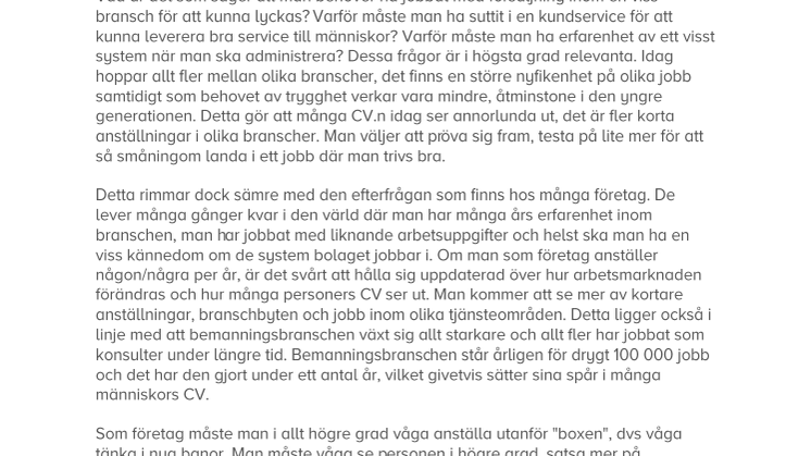 Varför ska man som företag använda sig av rekryteringsföretag?