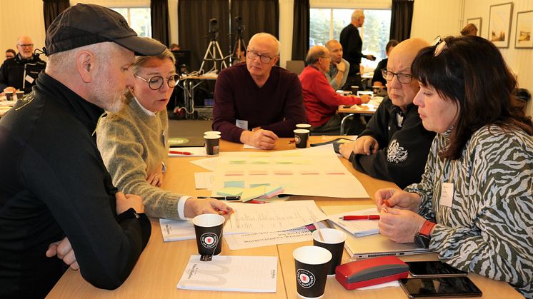 Energirika dialoger under workshoppen om de gemensamma behoven av regional samverkan
