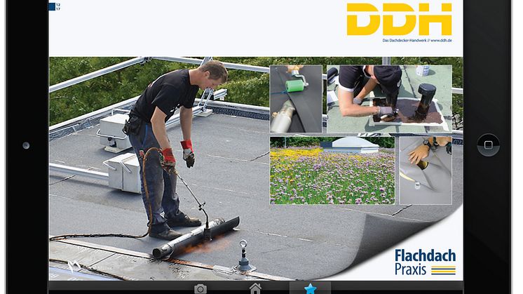 Ab sofort online:  Der neue Ratgeber mit praktischen Infos zu Flachdach-Details in der Anwendung, inklusive Downloads, Bilderstrecken und Videos.
