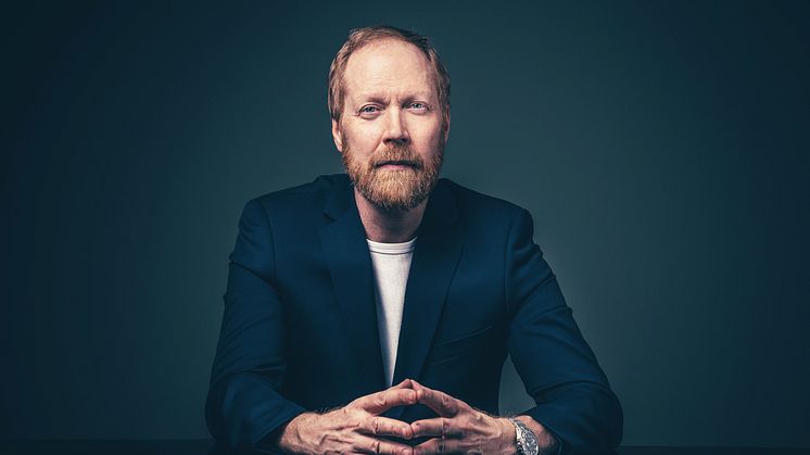 Lars-Johan Åge föreläser på Medborgarskolan hösten 2019.